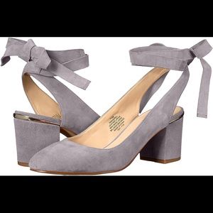 Grey suede Nine West Andrea NEW